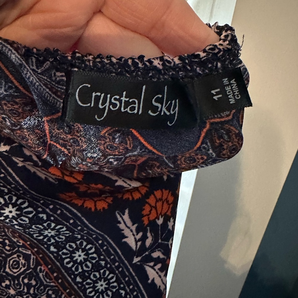 Crystal sky romper, size 11 juniors - Picture 6 of 6